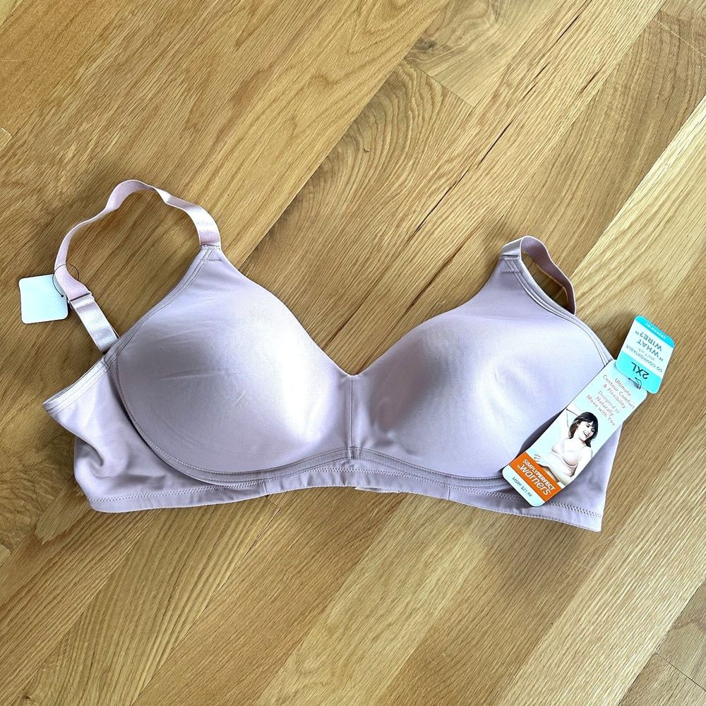 Simply Perfect by Warner's Women's Smoothing Underwire Bra Size 2XL New